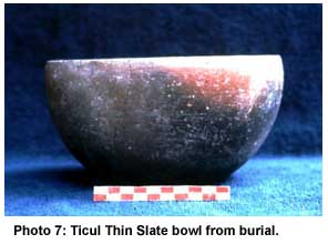 Photo 7: Ticul Thin Slate bowl from burial.