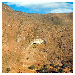 Oxtotitlan, view from the Cerro Quiotepec - Click on image to enlarge