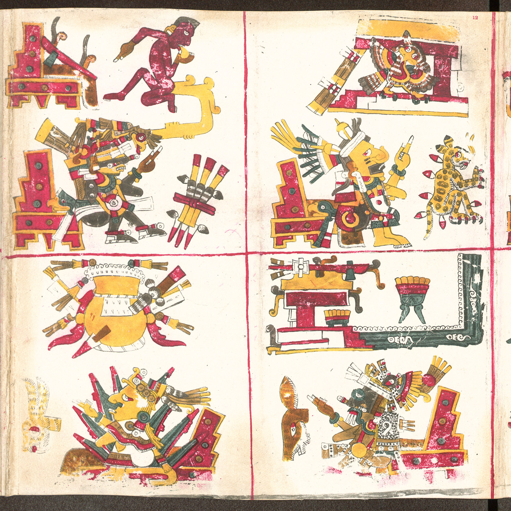 Famsi Universitatsbibliothek Rostock Codex Borgia Loubat 1898