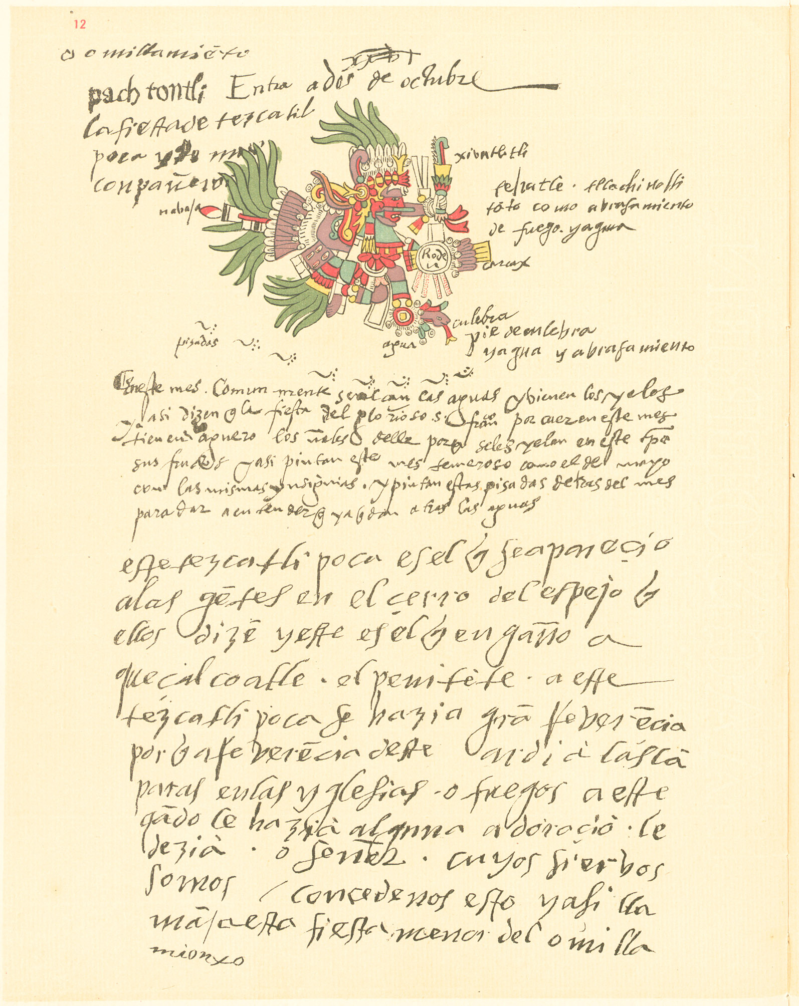 FAMSI - Universitätsbibliothek Rostock - Codex Telleriano-Remensis