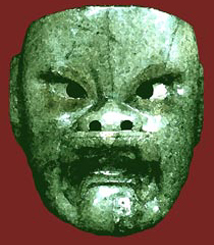 Image - Figure 6. - Olmec jade mask.