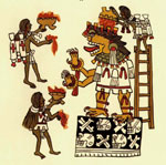 Image - Offerings of blood depicted in codices