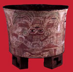 Image - Cup with image of Teotihuacán rain diety