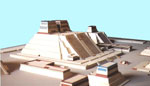 Image - A model reconstruction of the central ceremonial precinct of Tenochtitlán