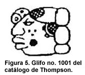 Figura 5. Glifo no. 1001 del catálogo de Thompson.