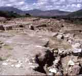 Vista del sitio de Dainzú