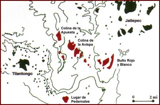 Imagen - Mapa de Signos de Lugar Identificados en Códices Mixtecos